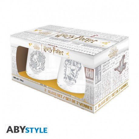 HARRY POTTER - Set 2 verres - Serdaigle et Poufsouffle