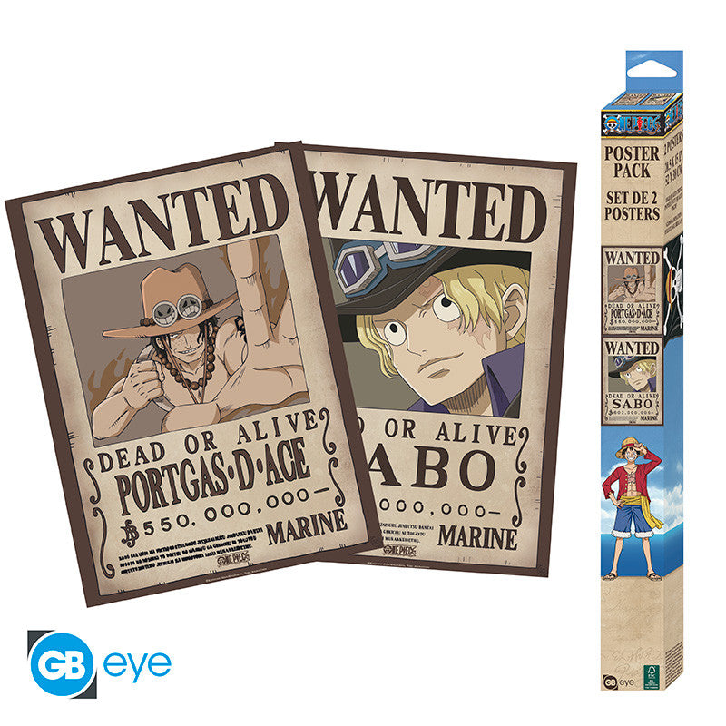 ONE PIECE - Set 2 posters - Saabo Ace