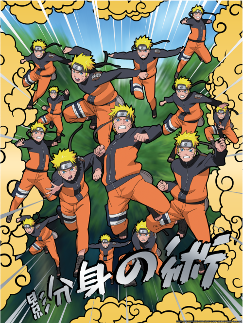 NARUTO SHIPPUDEN - Golden Poster 30x40cm - Naruto