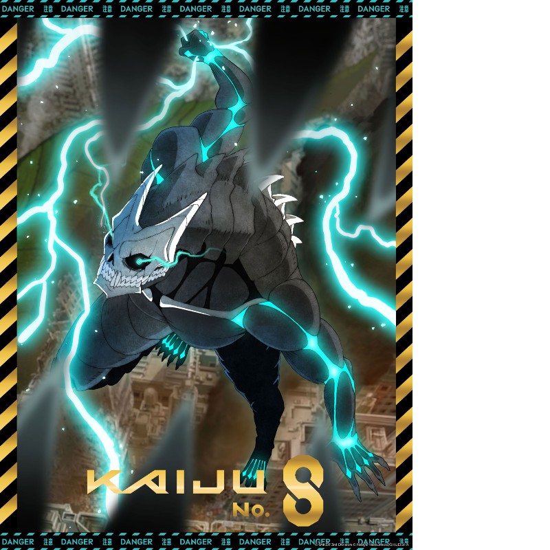 KAIJU NO. 8 - Golden Poster 30x40cm