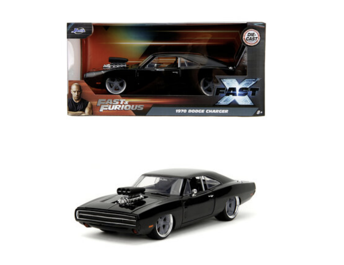 FAST & FURIOUS X - Voiture modèle réduit 1:24 - Dodge Charger 1970