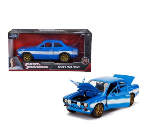 FAST & FURIOUS - Voiture modèle réduit 1:24 - Ford Escort 1974 de Brian
