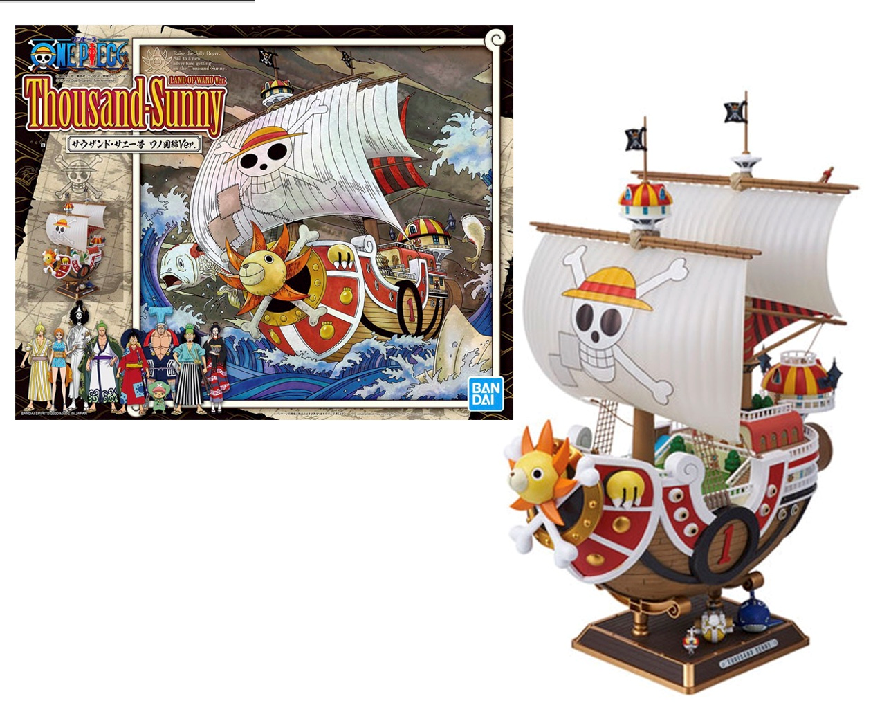 ONE PIECE - Thousand Sunny Land of Wanokuni - Maquette 30cm