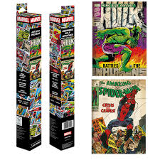MARVEL - Set 2 Posters 52 x 38cm - Spiderman et Hulk