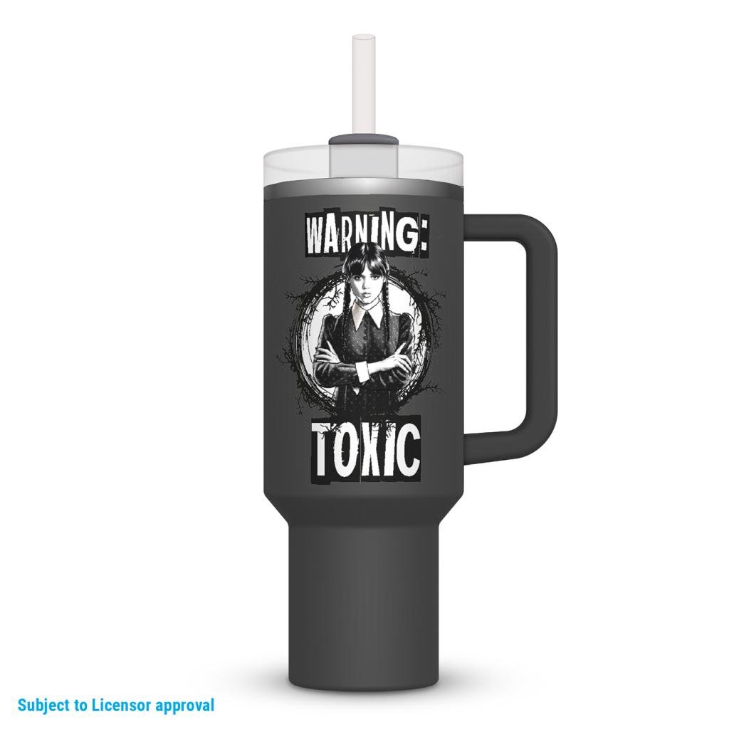 MERCREDI - Tasse Inoxydable en métal 1.2l - Warning : Toxic