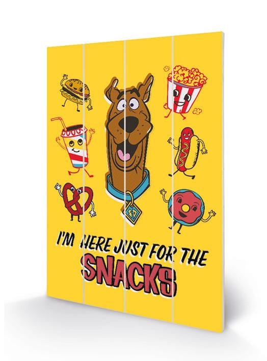 SCOOBY DOO - Impression PVC 40x59cm - Snacks