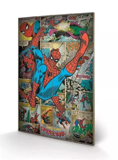 MARVEL COMICS - Impression PVC 40x59cm - Spiderman Retro