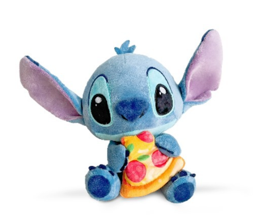 STITCH - Peluche 25cm - Stitch avec pizza
