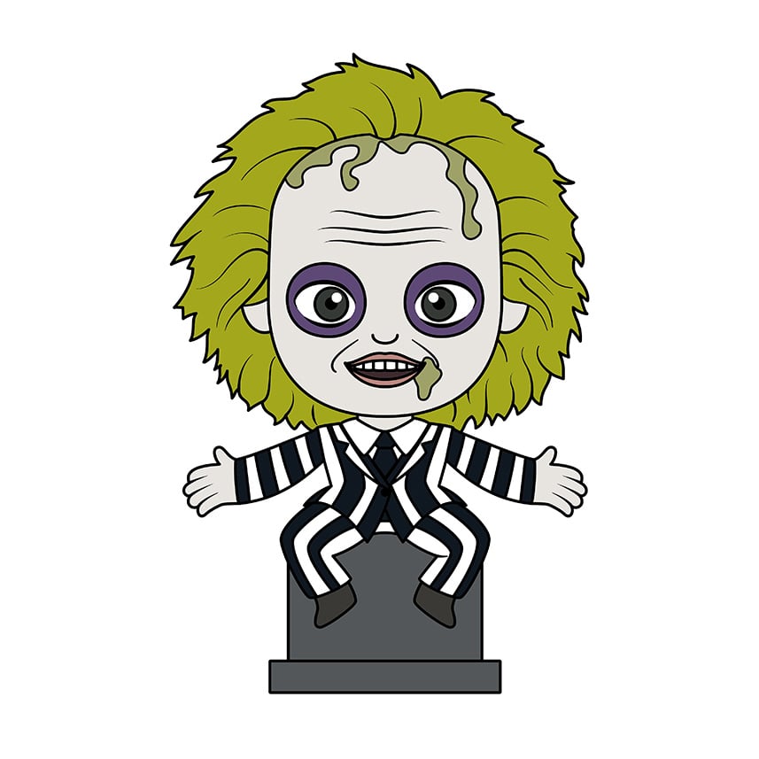 BEETLEJUICE - Aimant à collectionner en mousse 3D - Beetlejuice
