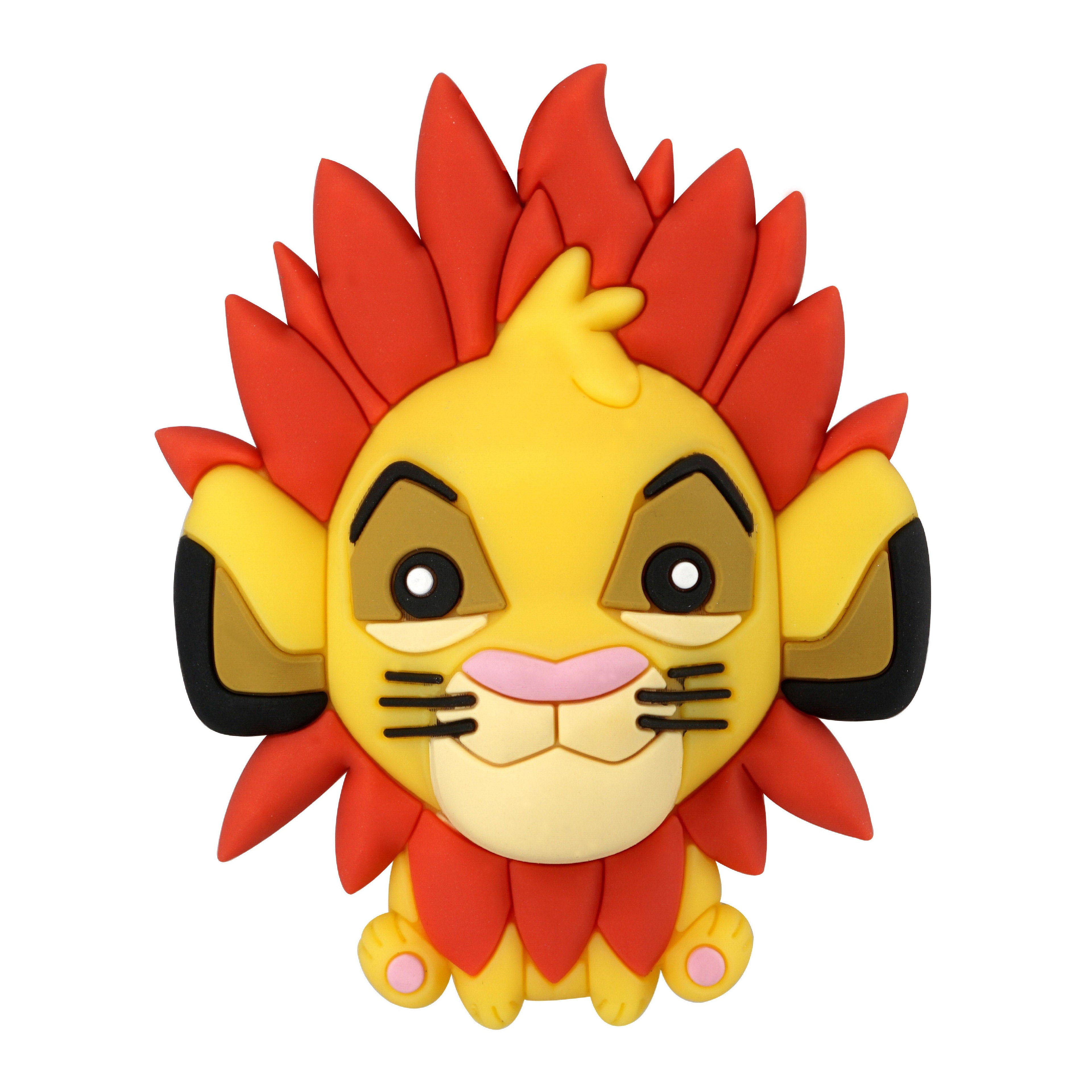 LE ROI LION - Aimant à collectionner en mousse 3D - Simba
