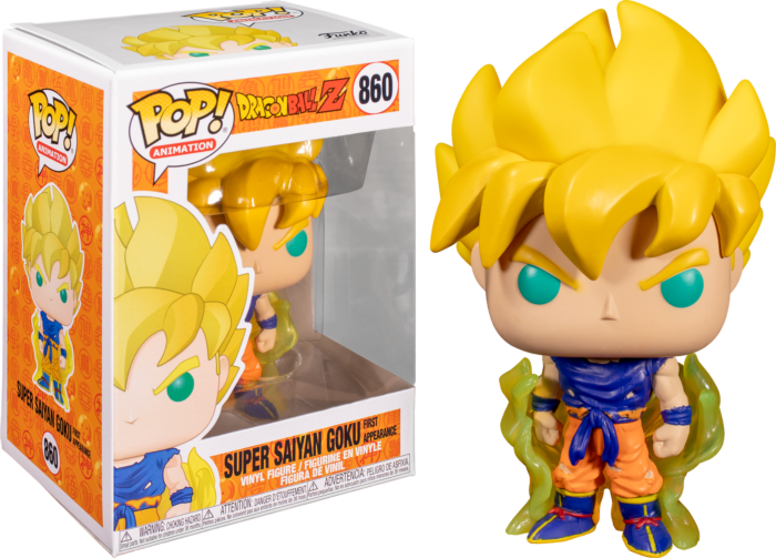 DRAGON BALL Z - Figurine POP N° 860 - SS Goku (First Appearance)