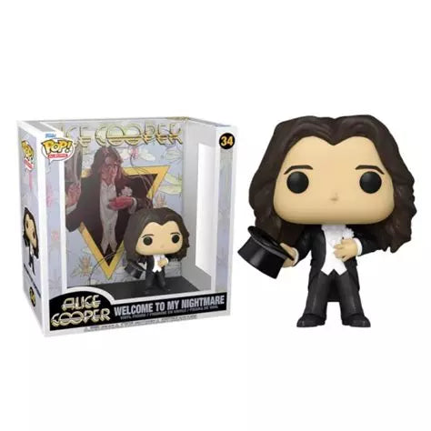 ROCK - Figurine POP Album N° 34 - Alice Cooper - Welcome to My Nightmare