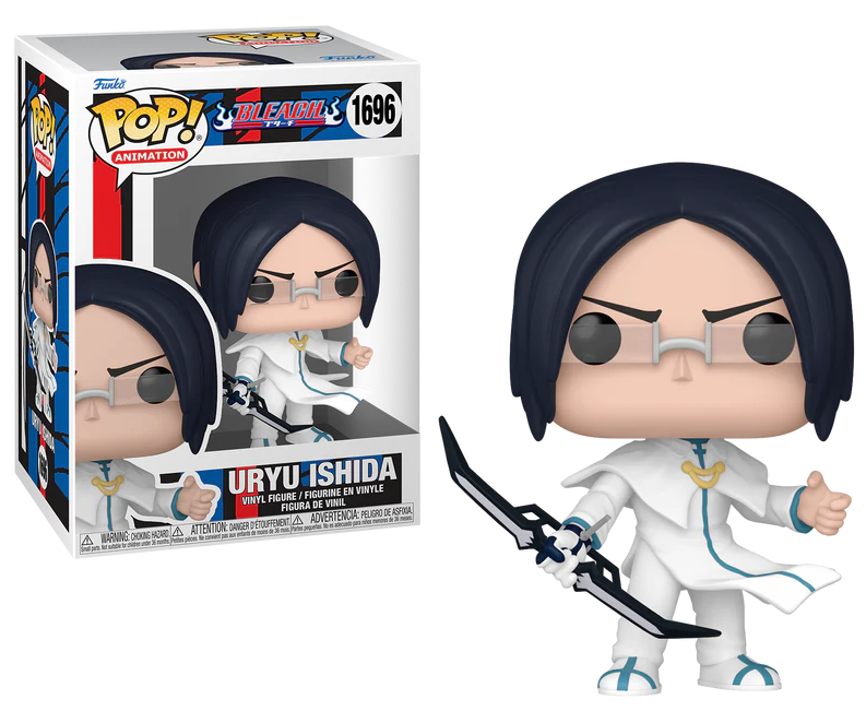 BLEACH - Figurine POP Animation N° 1696 - Uryu Ishida avec Chase (GW)