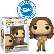 HARRY POTTER 3 - Figurine POP & Buddy N° 167 - Hermione avec Pattenrond