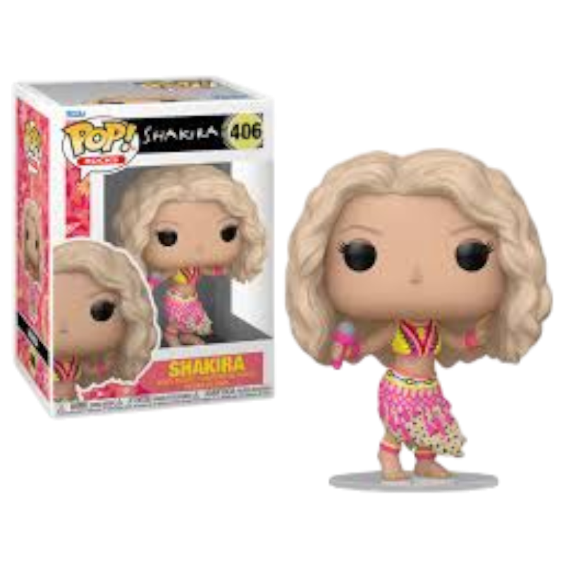 SHAKIRA - Figurine POP Rocks N° 406 - Waka Waka