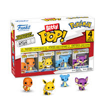 POKEMON - Bitty Figurine POP 4 Pack 2.5cm - Salamèche