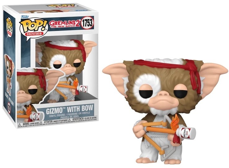 GREMLINS 2 - Figurine POP Movies N° 1753 - Gizmo avec Arc
