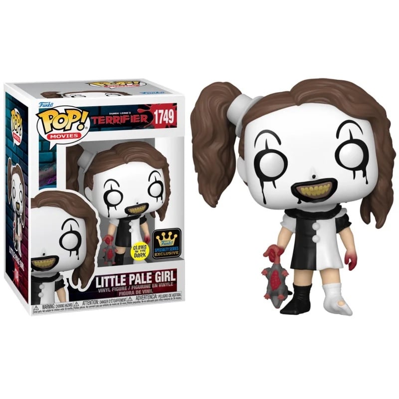 TERRIFIER - Figurine POP Movies N° 1749 - Little Pale Girl (GITD)