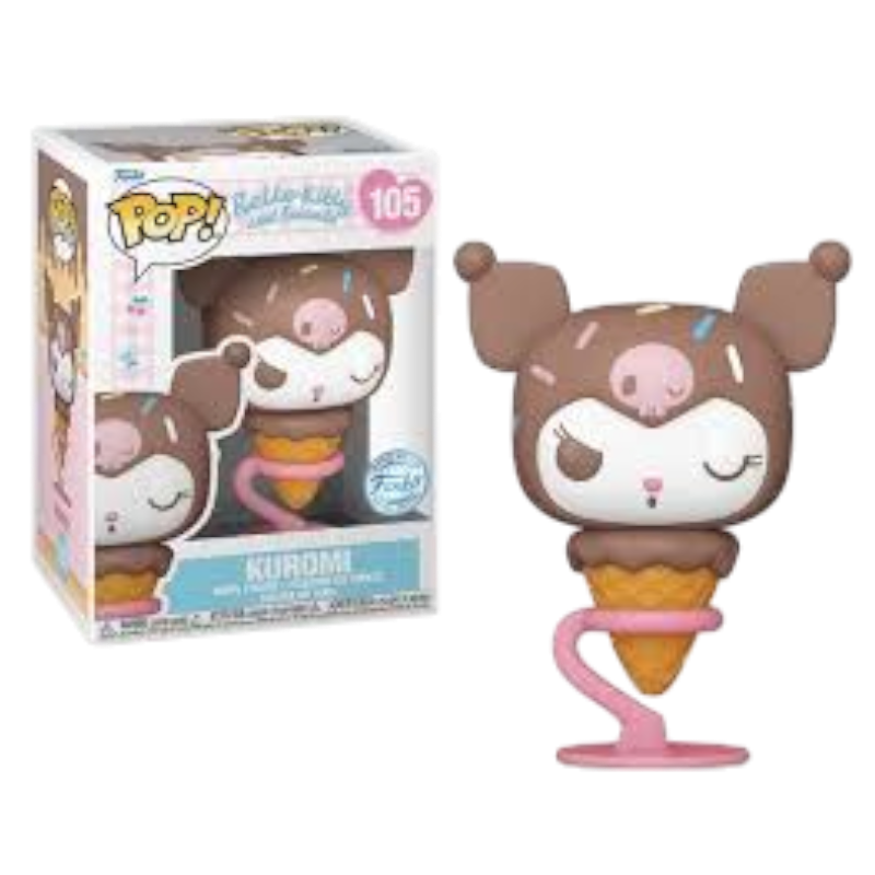 HELLO KITTY - Figurine POP Sanrio N° 105 - Kuromi Ice Cream Cone