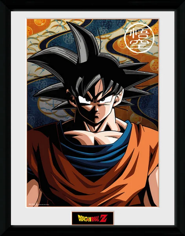 DRAGON BALL - Cadre Tableau Tirage encadré 30 x 40 cm - Couverture