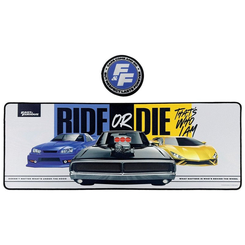 FAST & FURIOUS - Tapis de souris XL et 1 Sous-Verre - Ride or Die