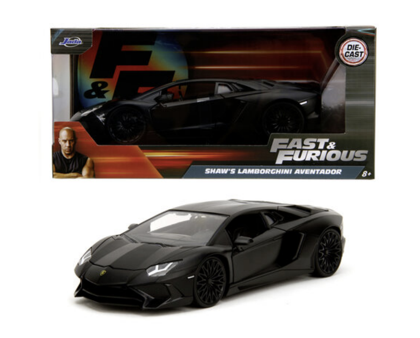 FAST & FURIOUS - Voiture modèle réduit - Lamborghini Aventador de Shaw