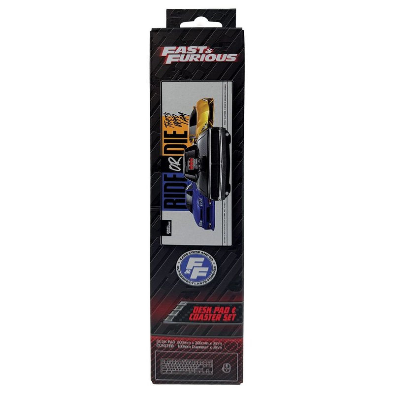 FAST & FURIOUS - Tapis de souris XL et 1 Sous-Verre - Ride or Die