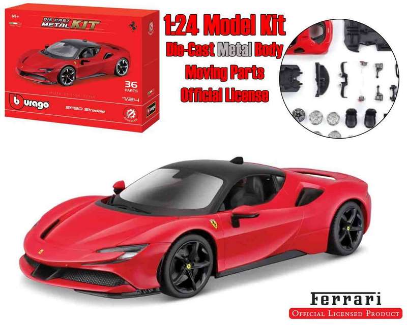 FERRARI -  Maquette Sf90 Stradale - Model Kit 1/24 - Ferrari