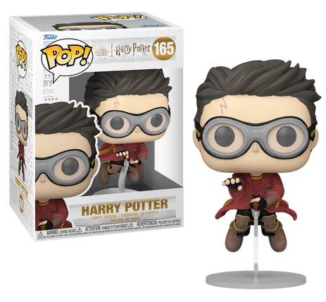 HARRY POTTER 3 - Figurine POP Movies N° 165 - Harry avec Balais (Quidditch)