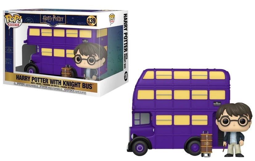 HARRY POTTER - Figurine POP Ride Super Deluxe N° 139 - Harry avec Magicobus