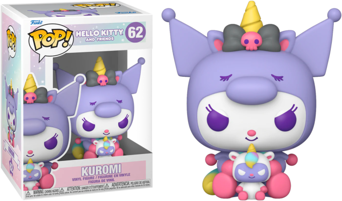 HELLO KITTY - figurine POP Sanrio N° 62 - Kuromi (UP)