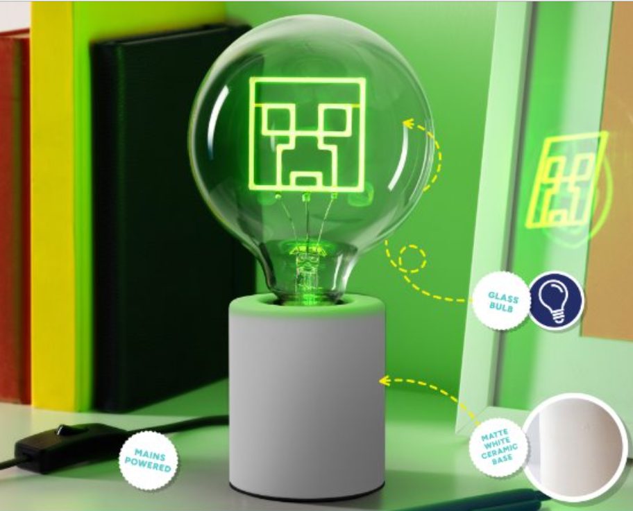 MINECRAFT - Creeper - Lampe Néon LED