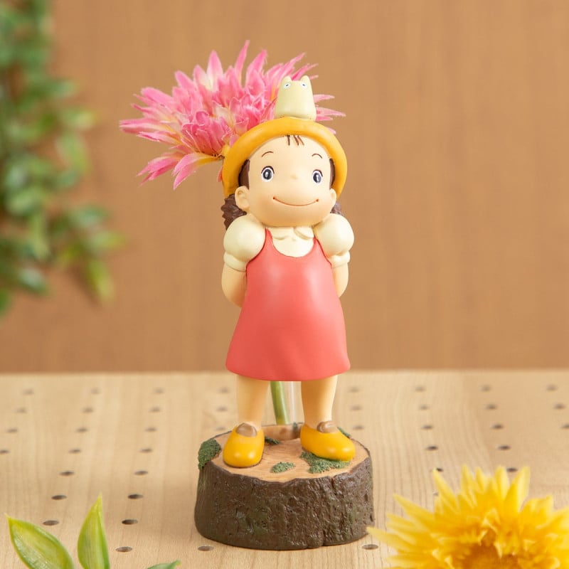 MON VOISIN TOTORO - Figurine Soliflore 12x13x21.5cm - Mei & Totoro Blanc