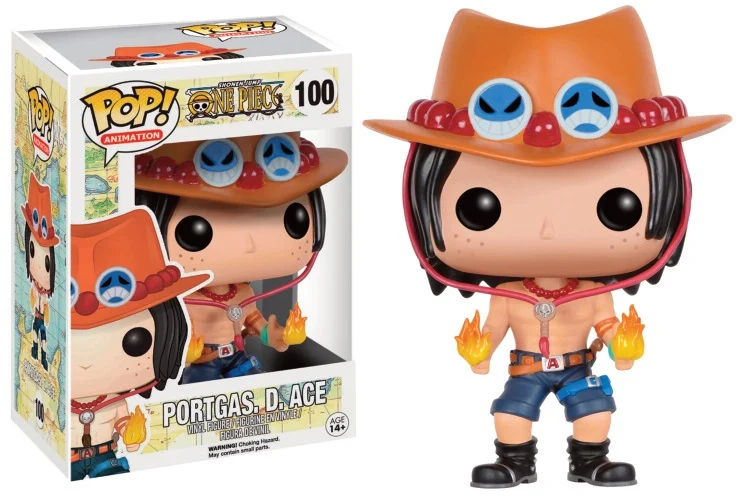 ONE PIECE - Figurine POP N° 100 - Portgas D. Ace