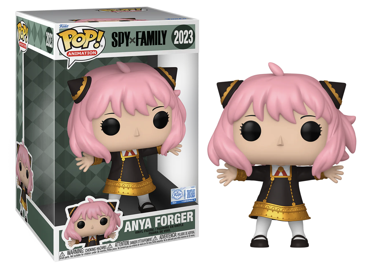 SPY X FAMILY - Figurine POP JUMBO N°2023 - Anya Forger