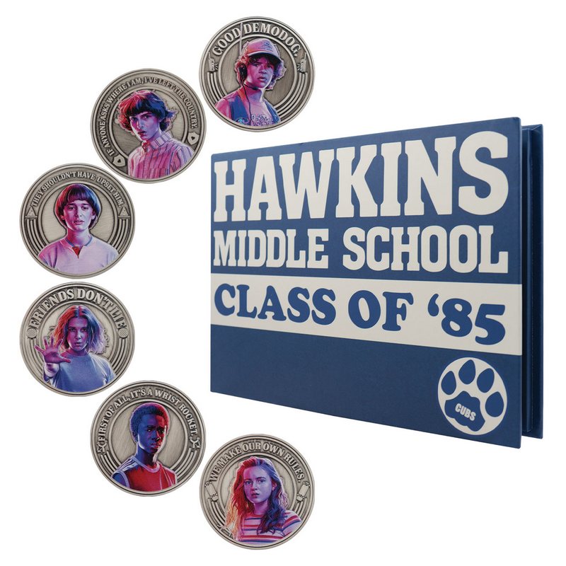 STRANGER THINGS - Yearbook - Album de 6 pièces de collection - collector