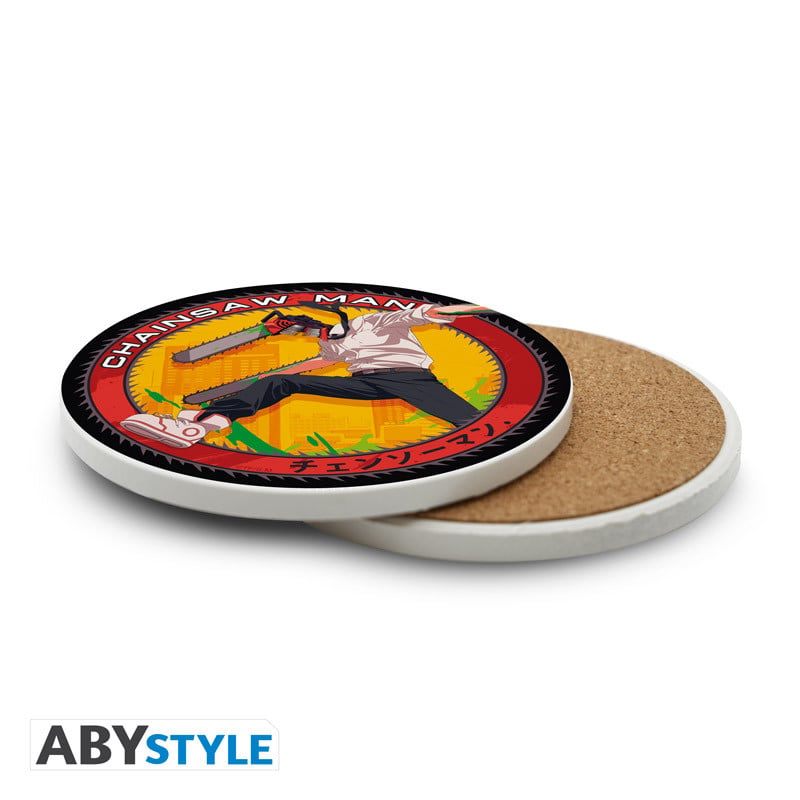 CHAINSAW MAN - Dessous de verre en céramique - Chainsaw Man