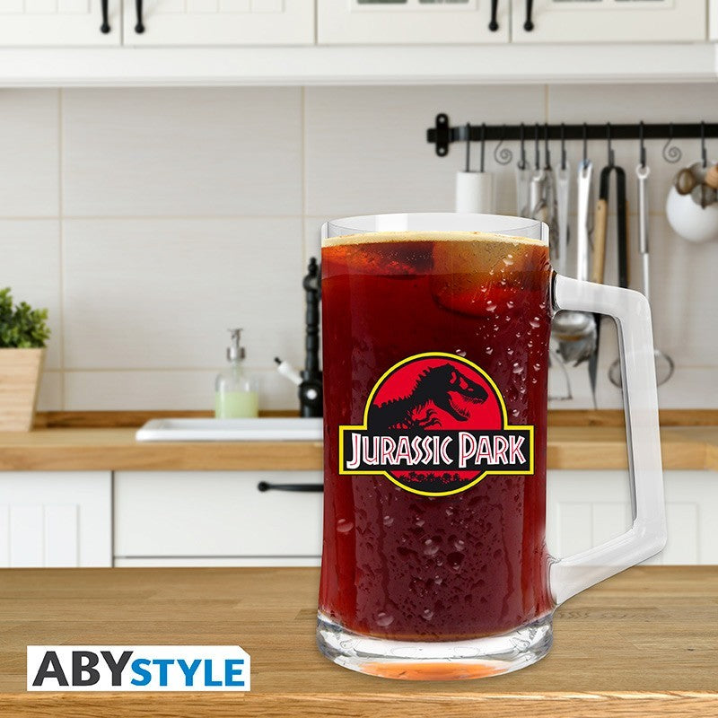 JURASSIC PARK - Verre Chope  -Logo