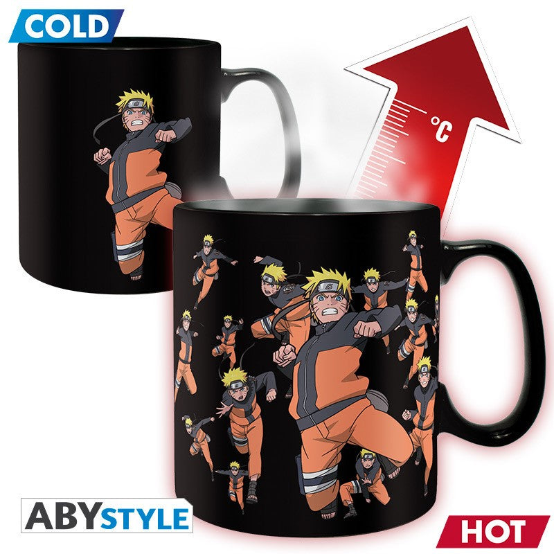NARUTO - Mug thermochauffant  460 ml - Multiclonage