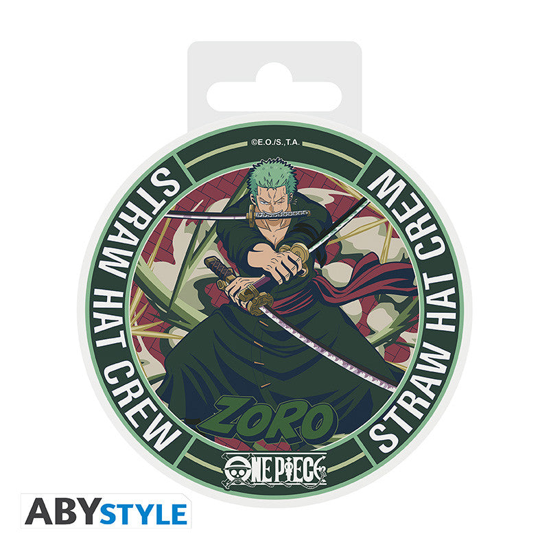 ONE PIECE - Sous verre de 10 cm de diamètre - Zoro