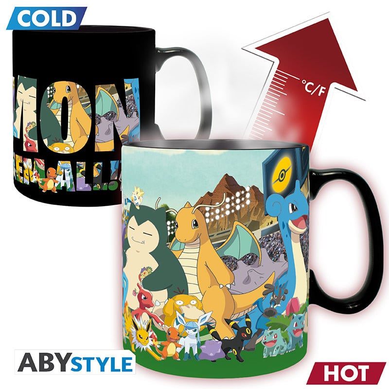 POKEMON - Mug Thermostatique  460 ml - Attrapez-les tous