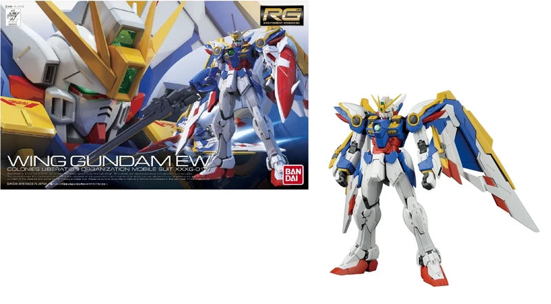 GUNDAM - Model Kit 13 cm - RG 1/144 XXXG-01W Wing Gundam EW