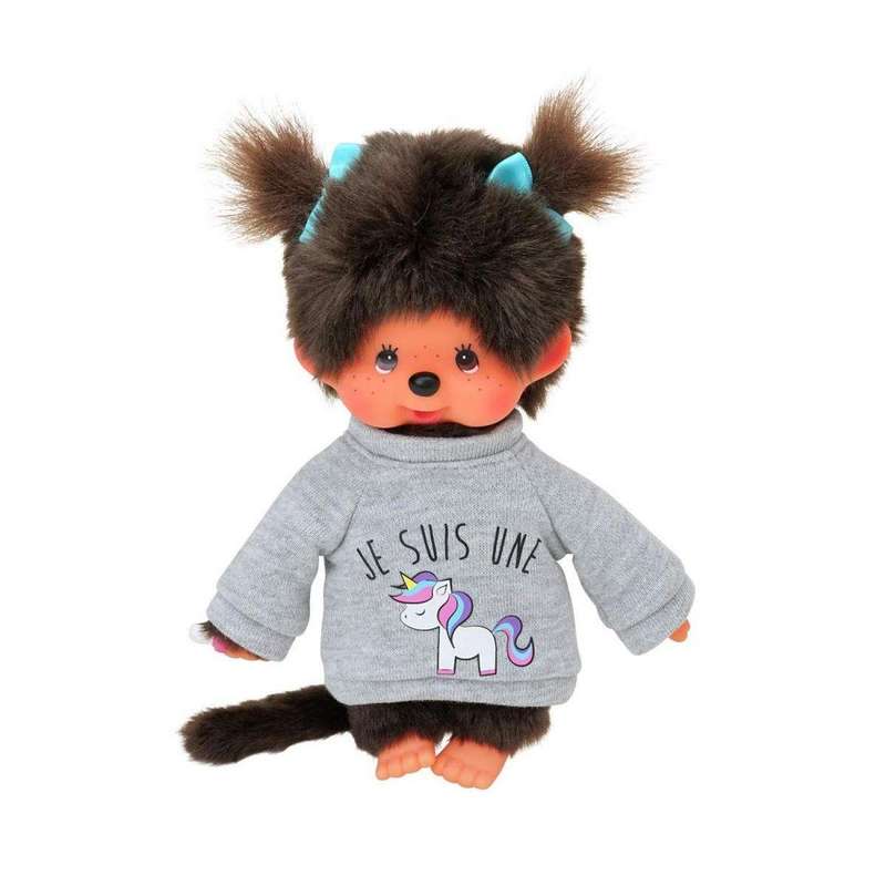 MONCHHICHI - Peluche Kiki 20 cm - Je suis une licorne