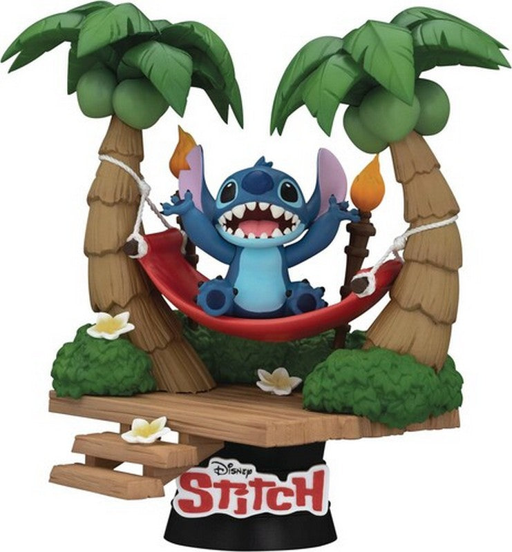 Lilo et Stitch - diorama PVC D-Stage Stitch Hammock 13 cm - Stitch