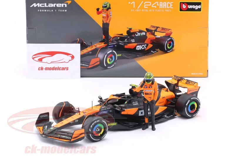 Formule 1 -   1:24 die-cast modele réduit mc laren mcl38 -  Norris