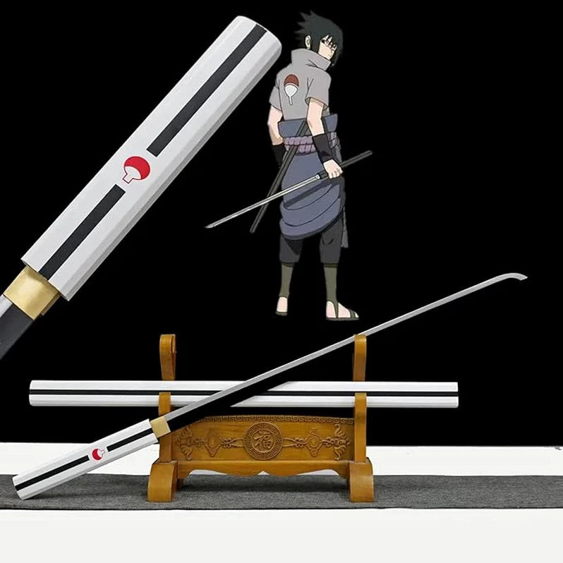 NARUTO - Katana de collection lame acier 104 cm  - Sasuke