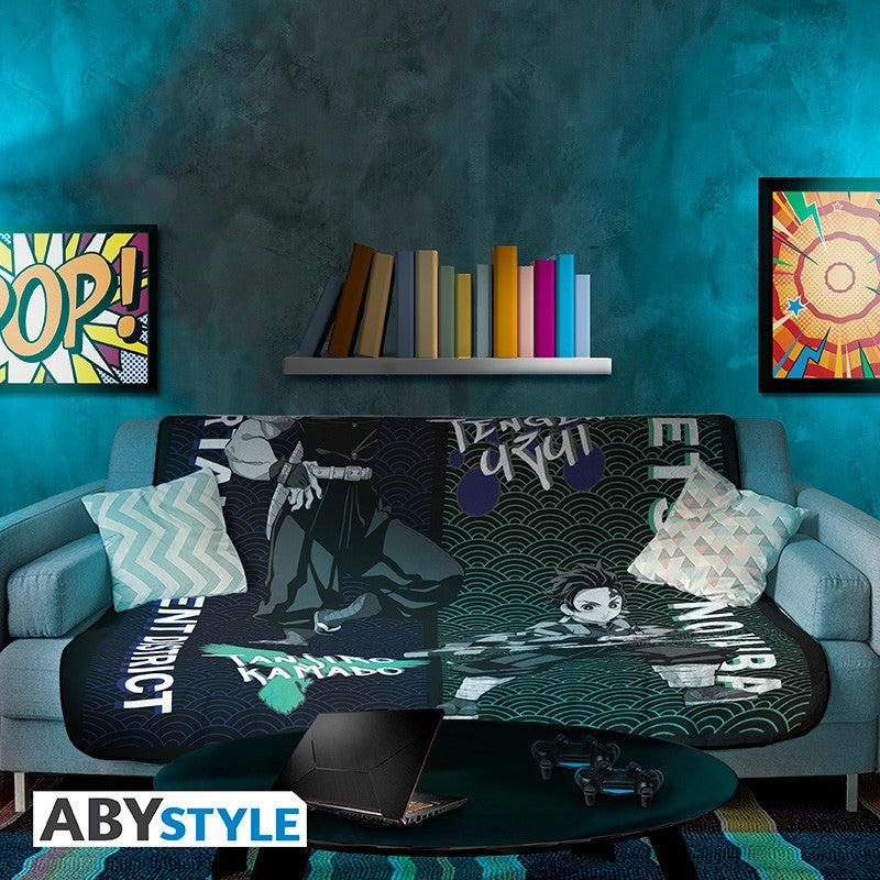 DEMON SLAYER - Plaid - Tanjiro et Tengen