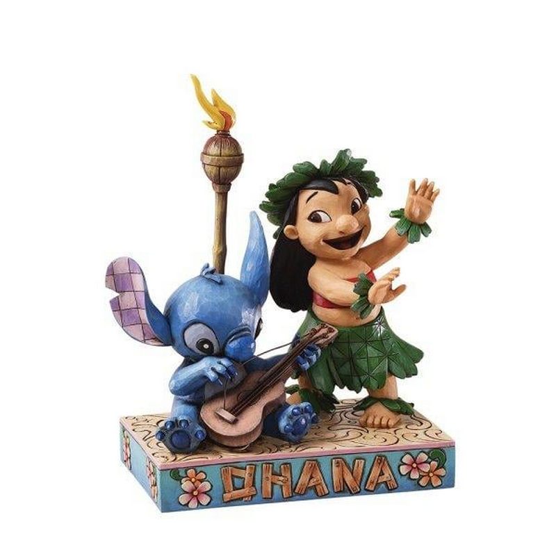 LILO & STITCH - Statuette Enesco 18 cm - Lilo et Stitch Ohana