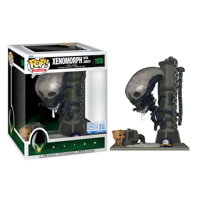 ALIEN - Figurine POP Deluxe N° 1936 - Xenomorph et Jonesy