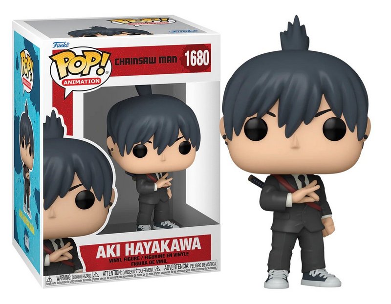 CHAINSAW MAN - Figurine POP Animation N° 1680 - Aki Hayakawa